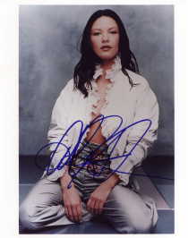 Catherine Zeta-Jones in-person autographed photo