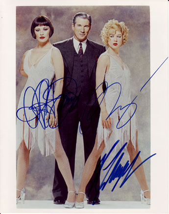 Chicago in-person autographed cast photo