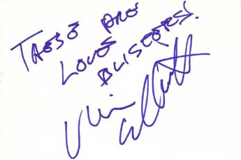 Chris Elliott Autographed Index Card