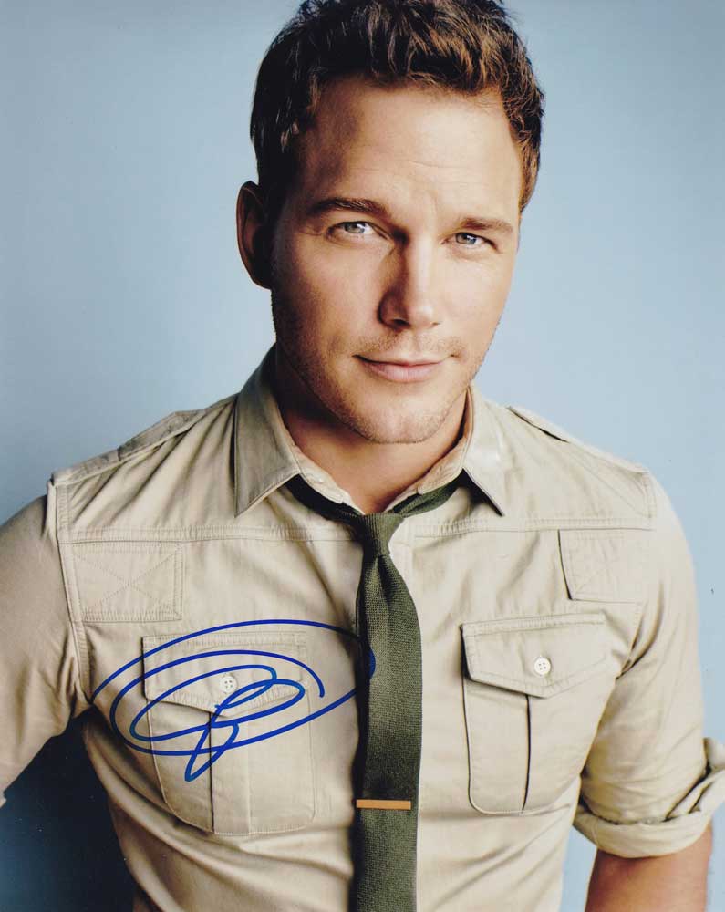 Chris Pratt in-person autographed photo