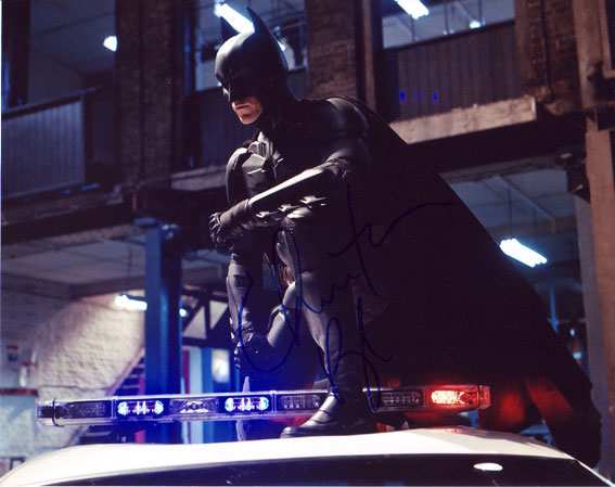 Christian Bale in-person autographed photo