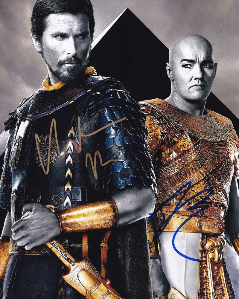 Exodus: Gods and Kings In-person autographed Cast Photo