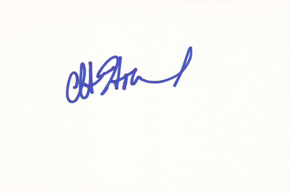 Clint Howard Autographed Index Card