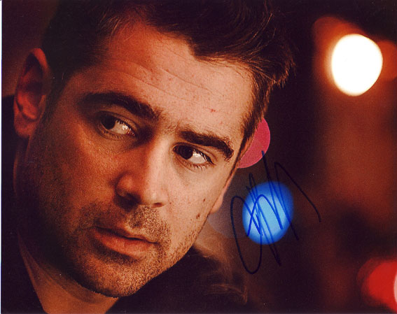 Colin Farrell autographed photo for sale
