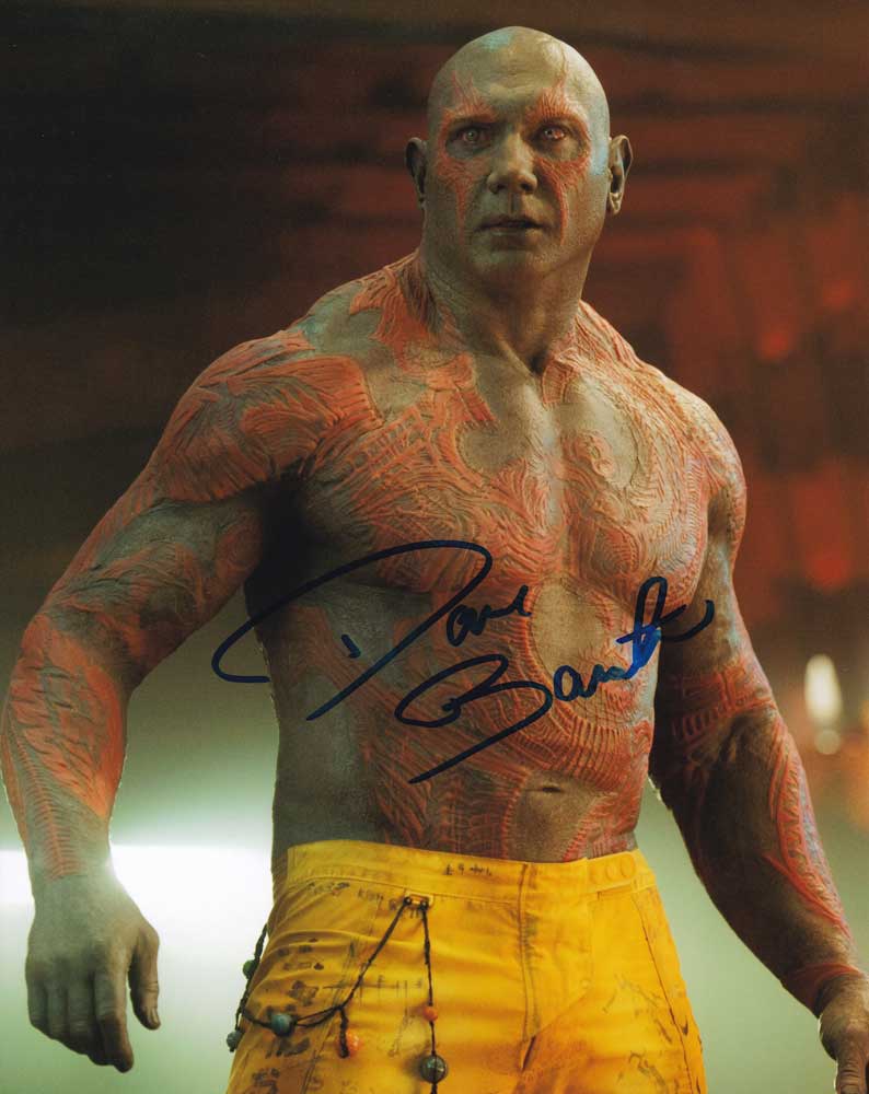Dave Bautista in-person autographed photo
