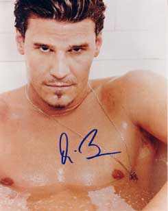 David Boreanaz in-person autographed photo