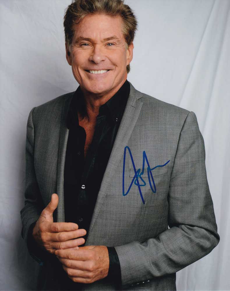David Hasselhoff in-person autographed photo