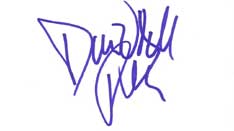 David Hyde Pierce Autographed Index Card