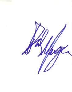 Debi Mazar Autographed Index Card