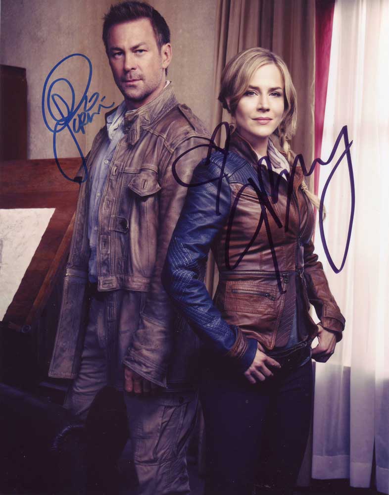 Defiance In-person autographed Cast Photo