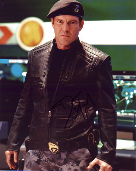 Dennis Quaid in-person autographed photo