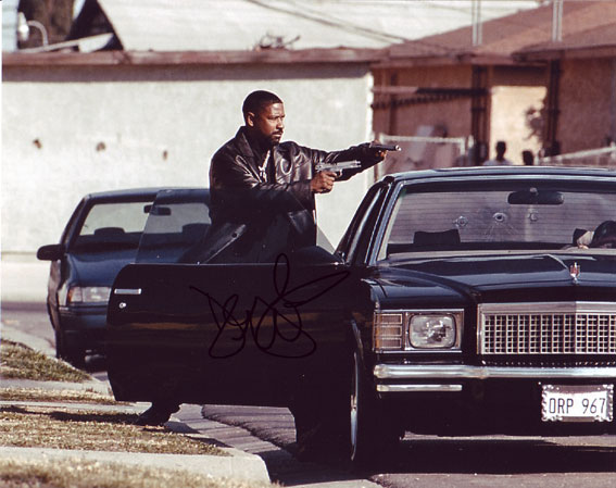 Denzel Washington in-person autographed photo