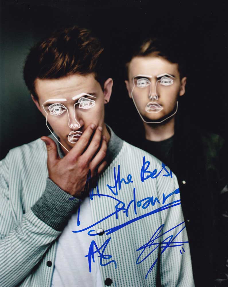 Disclosure in-person autographed Group photo