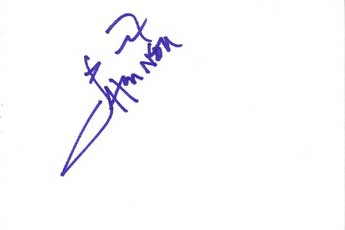 Djimon Hounsou Autographed Index Card