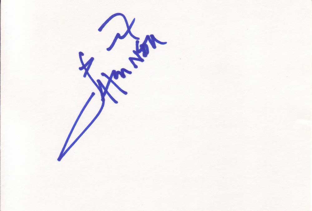 Djimon Hounsou Autographed Index Card