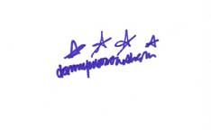 Dominique Swain Autographed Index Card