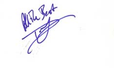 Donal Logue Autographed Index Card