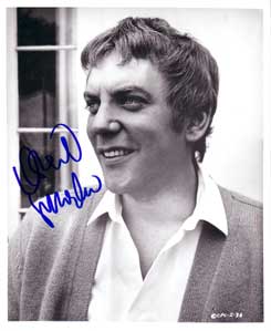 Donald Sutherland in-person autographed photo