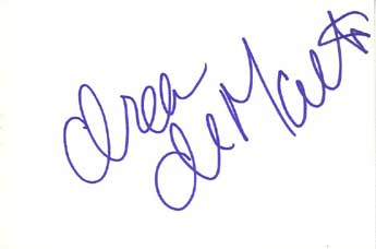 Drea de Matteo Autographed Index Card