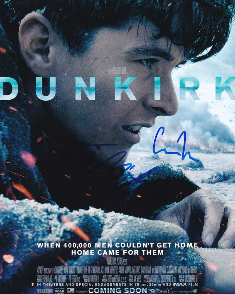 Dunkirk In-person autographed Cast Photo