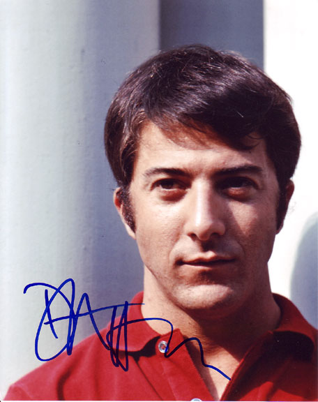 Dustin Hoffman in-person autographed photo
