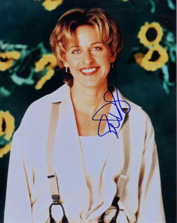 Ellen Degeneres in-person autographed photo