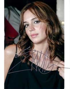 Eliza Dushku in-person autographed photo