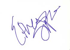 Ethan Suplee Autographed Index Card