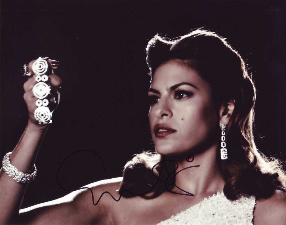 Eva Mendes in-person autographed photo