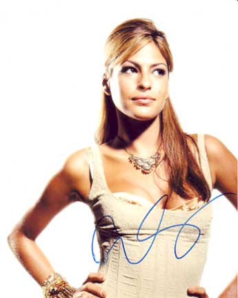 Eva Mendes inperson autographed photo