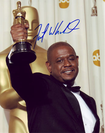 Forest Whitaker autographed photo for sale