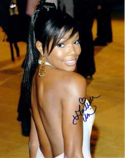 Gabrielle Union in-person autographed photo