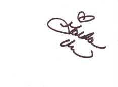 Gabrielle Union Autographed Index Card