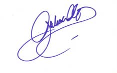 Gabrielle Reece Autographed Index Card