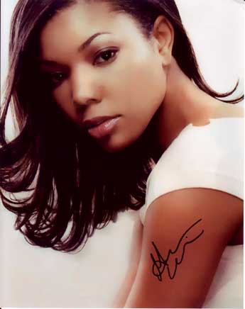 Gabrielle Union in-person autographed photo