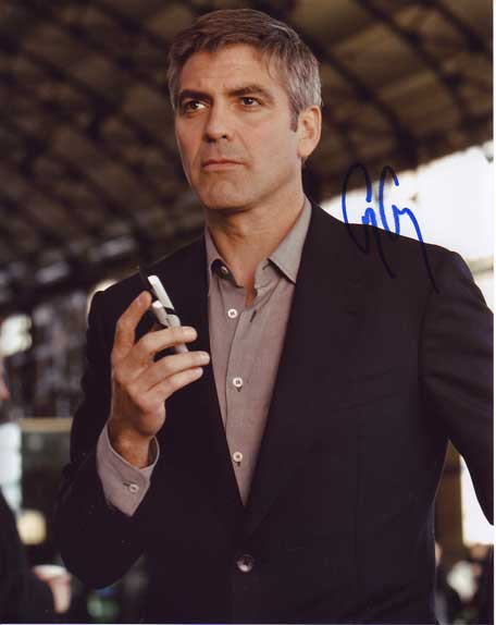 George Clooney in-person autographed photo