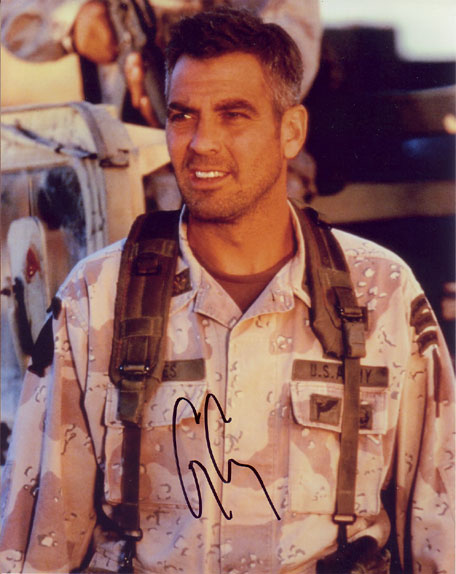 George Clooney in-person autographed photo