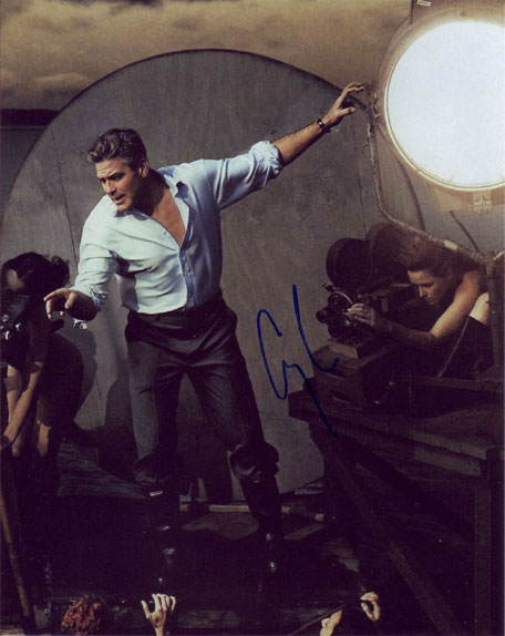 George Clooney in-person autographed photo