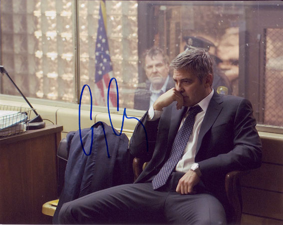 George Clooney in-person autographed photo
