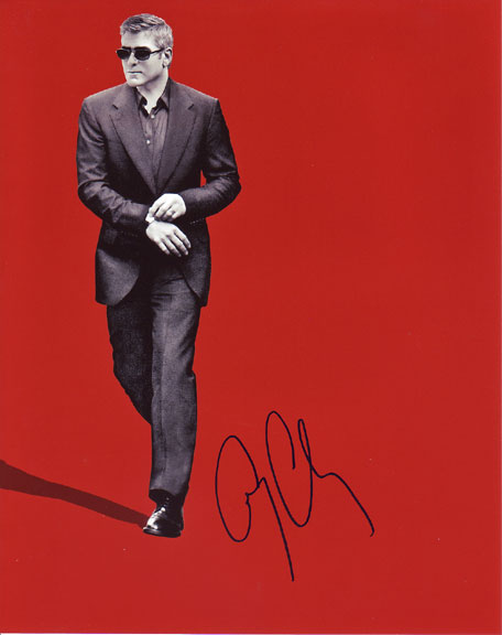 George Clooney in-person autographed photo