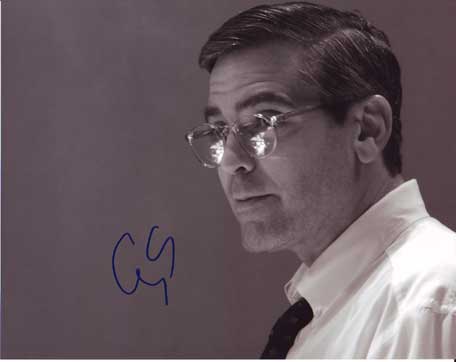 George Clooney in-person autographed photo