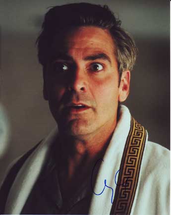 George Clooney in-person autographed photo