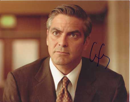 George Clooney in-person autographed photo