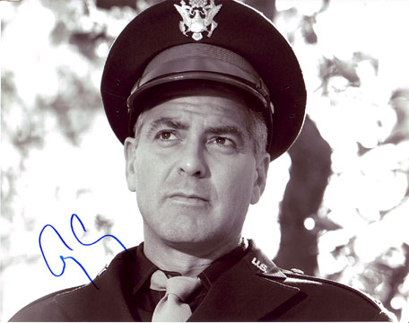 George Clooney in-person autographed photo