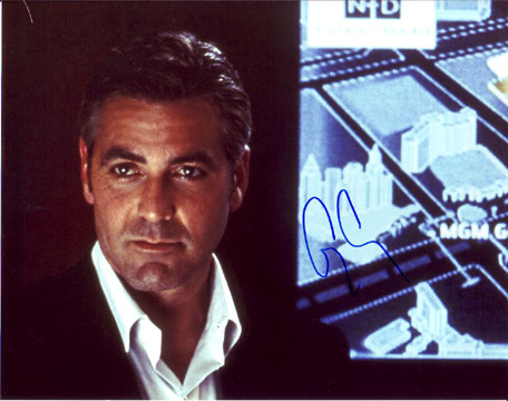 George Clooney in-person autographed photo