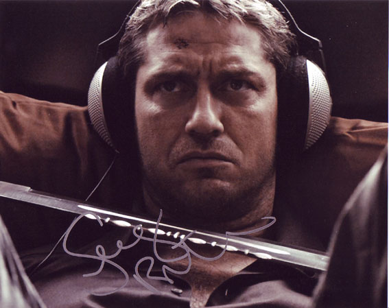 Gerard Butler in-person autographed photo