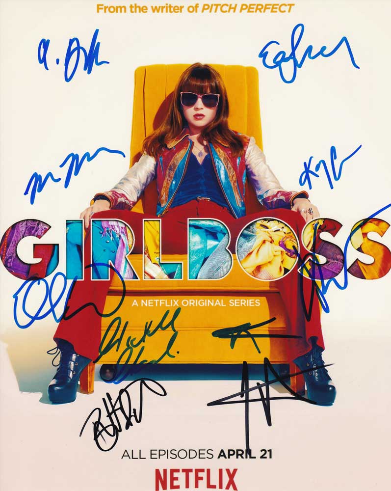 Girlboss In-person autographed Cast Photo by 10