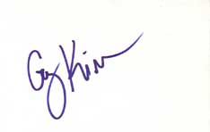 Greg Kinnear Autographed Index Card
