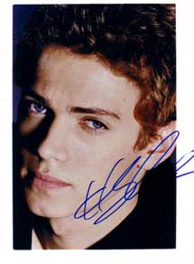 Hayden Christensen in-person autographed photo