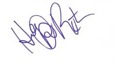 Holly Robinson Peete Autographed Index Card